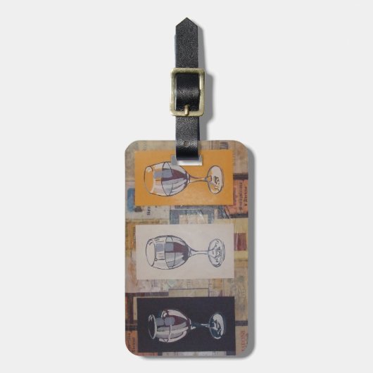 jedermann für ein Glas Gepäckanhänger (Vorderseite vertikal)