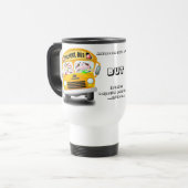 Jedermann kann ein Auto fahren Reisebecher (Vorderseite Links)