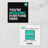 Jedermann Quadratische Visitenkarte (Vorne/Hinten)