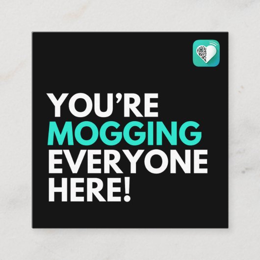 Jedermann Quadratische Visitenkarte (Vorderseite)