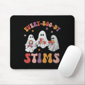 Jedermann Stims Funny Autism Ghost Halloween Sp Mousepad (Mit Mouse)