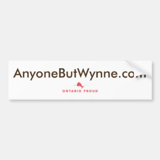 Jedermannaber Wynne Autoaufkleber