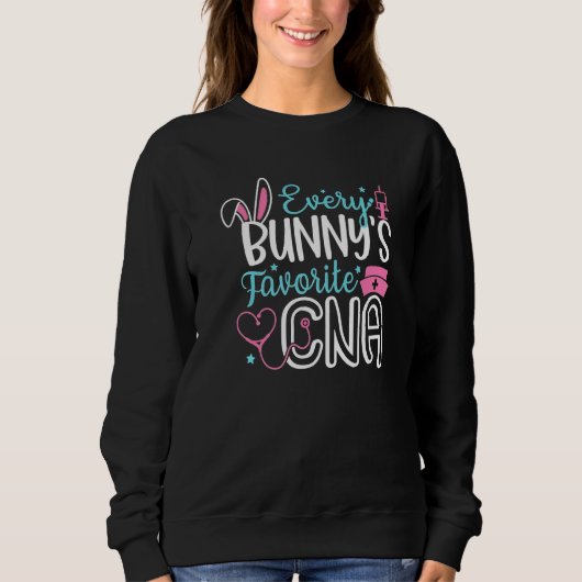 Jedermann's Favirite CNA Sonnige Nurse Funny Egg E Sweatshirt (Vorderseite)