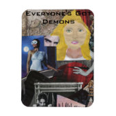 Jedermanns Got Demons Pop Art Magnet (Vertikal)
