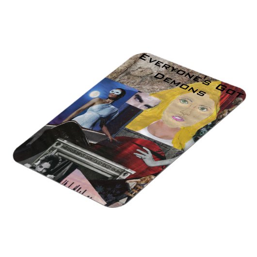 Jedermanns Got Demons Pop Art Magnet (Linke Seite)