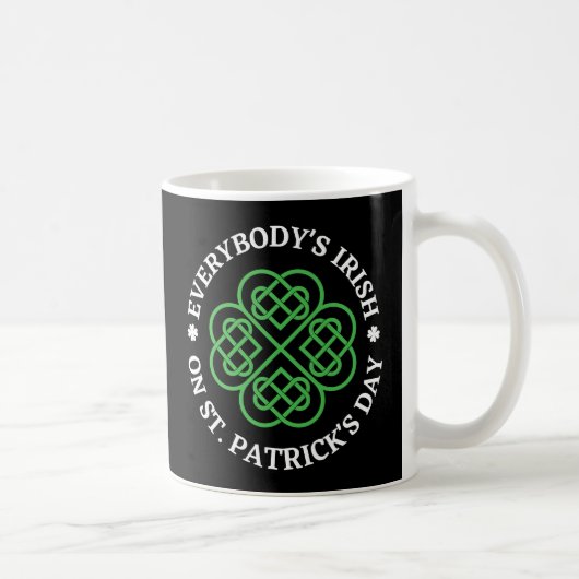 Jedermanns Ire am St Patricks Day Kaffeetasse (Rechts)