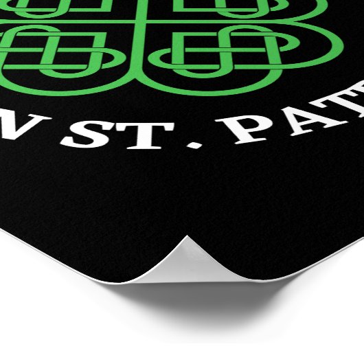 Jedermanns Ire am St Patricks Day Poster (Ecke)