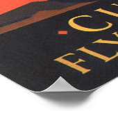 JEDERZEIT JEDERZEIT FLIEGEN Flugzeug-Plakat Poster (Ecke)