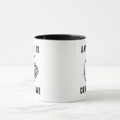 Jederzeit Kaffeezeit Tasse (Zentrum)