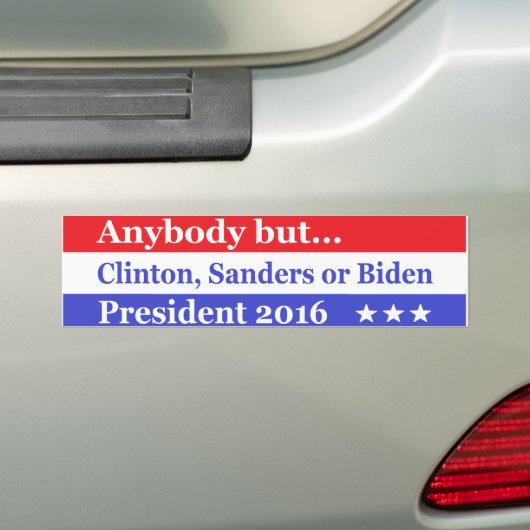 Jedes aber Hillary, biden, Autoaufkleber (Auf Auto)