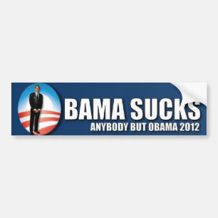 Jedes aber Obama 2012 - Obama ist zum Kotzen Autoaufkleber