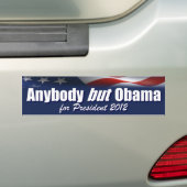 Jedes aber Obama für Präsidenten - 2012 Autoaufkleber (Auf Auto)