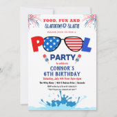 JEDES ALTER - 4. Juli Geburtstagsparty Einladung (Vorderseite)