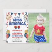 JEDES ALTER - 4. Juli Geburtstagsparty Einladung (Vorderseite)