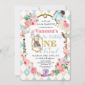 JEDES ALTER - Afrikanische amerikanische Alice im  Einladung (Vorderseite)