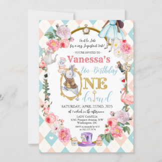 JEDES ALTER - Afrikanische amerikanische Alice im  Einladung