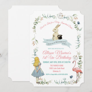 JEDES ALTER - Alice im Wunderland Einladung zum Ge