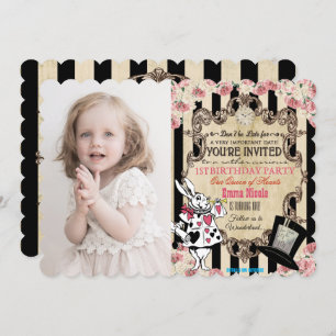 JEDES ALTER - Alice im Wunderland Einladung zum Ge