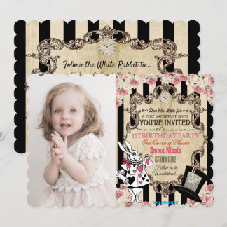 JEDES ALTER - Alice im Wunderland Einladung zum Ge