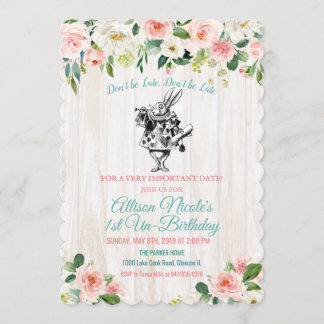 JEDES ALTER - Alice im Wunderland Einladung zum Ge