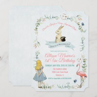 JEDES ALTER - Alice im Wunderland Einladung zum Ge