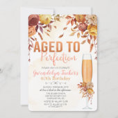 JEDES Alter - Alter bis Perfektion Geburtstagseinl Einladung (Vorderseite)
