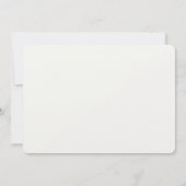 JEDES ALTER - Ballerina Foto Einladung zum Geburts (Rückseite)