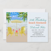 JEDES ALTER - Beachwochenende - Einladung (Vorderseite)