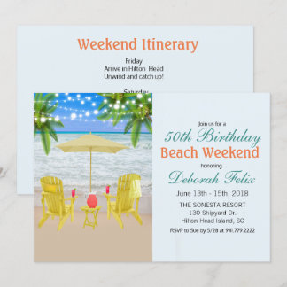 JEDES ALTER - Beachwochenende - Einladung