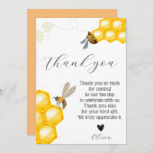 Jedes Alter, Bienenthema Geburtstag Einladung (Vorne/Hinten)