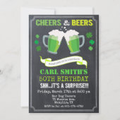 JEDES ALTER - Biere & Cheers Einladung zum Geburts (Vorderseite)