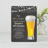 JEDES ALTER - Biersaitenbeleuchtung Einladung zum (Stehend Vorderseite)