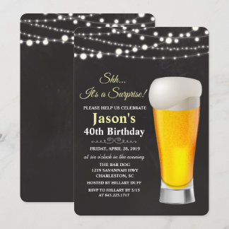 JEDES ALTER - Biersaitenbeleuchtung Einladung zum 