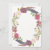 JEDES ALTER - Blumenbeere zum Geburtstag Einladung (Rückseite)