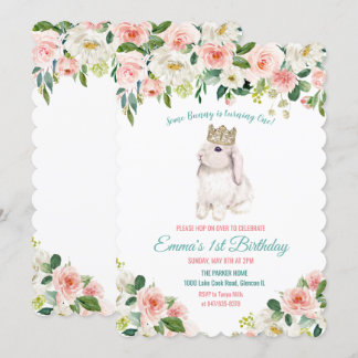 JEDES ALTER - Bunny Watercolor - Einladung zum Geb