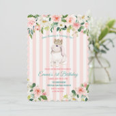 JEDES ALTER - Bunny Watercolor - Einladung zum Geb (Stehend Vorderseite)