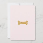 JEDES ALTER - Couture Welpen Hund Einladung zum Ge (Rückseite)