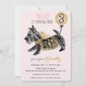 JEDES ALTER - Couture Welpen Hund Einladung zum Ge (Vorderseite)