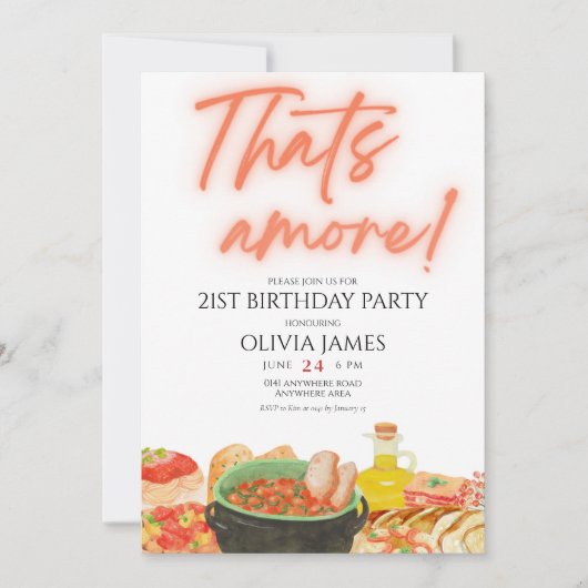 Jedes Alter, das Geburtstag hat Einladung (Vorderseite)