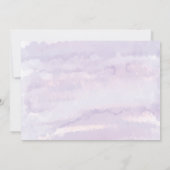 JEDES ALTER - Einhorn Glitzer Einladung zum Geburt (Rückseite)