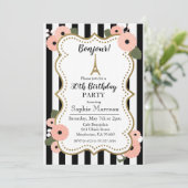 JEDES ALTER - Einladung der Pariser Flora zum Gebu (Stehend Vorderseite)