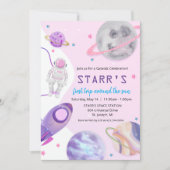 JEDES ALTER - Einladung des Astronauten Girl zum G (Vorderseite)