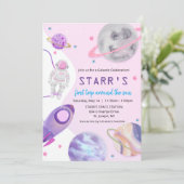 JEDES ALTER - Einladung des Astronauten Girl zum G (Stehend Vorderseite)