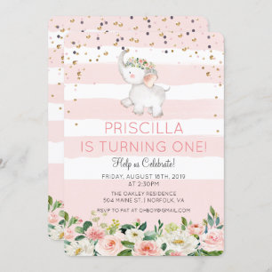 JEDES ALTER - Einladung eines Elefantenmädchens zu