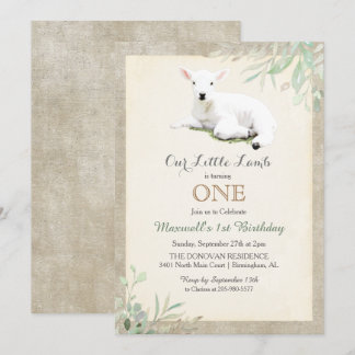 JEDES ALTER - Einladung eines kleinen Lämmers zum 