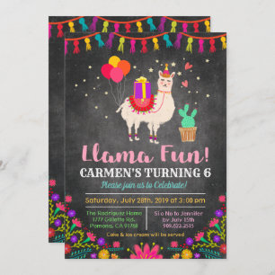 JEDES ALTER - Einladung von Llama Floral zum Gebur