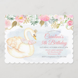 JEDES ALTER - Einladung von Swan Floral zum Geburt