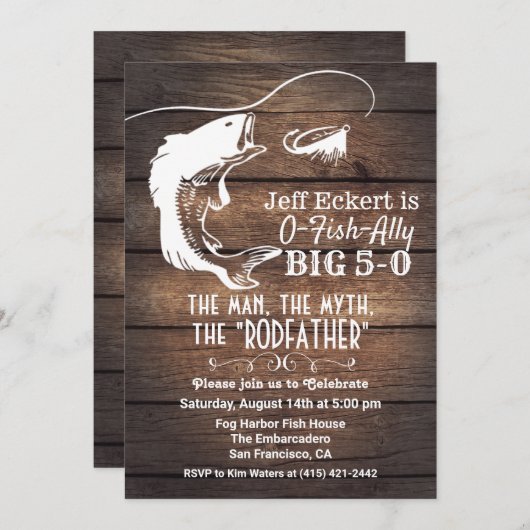 JEDES ALTER - Einladung zum Geburtstag (Vorne/Hinten)