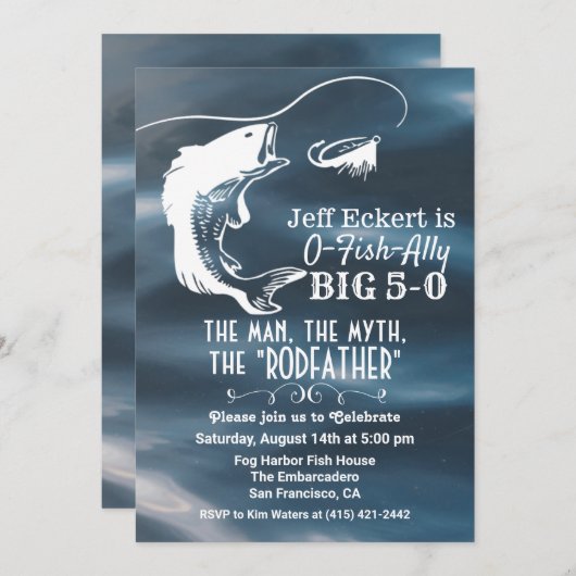 JEDES ALTER - Einladung zum Geburtstag (Vorne/Hinten)