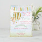 JEDES ALTER - Einladung zum Heißluftballon (Stehend Vorderseite)